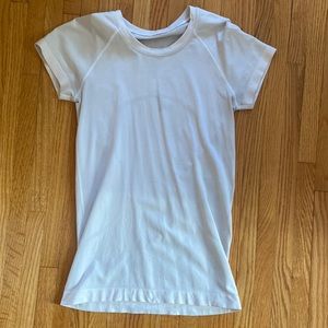 Lululemon short-sleeve white top